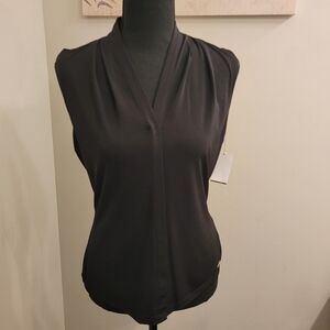 Elegant Black Sleeveless Top